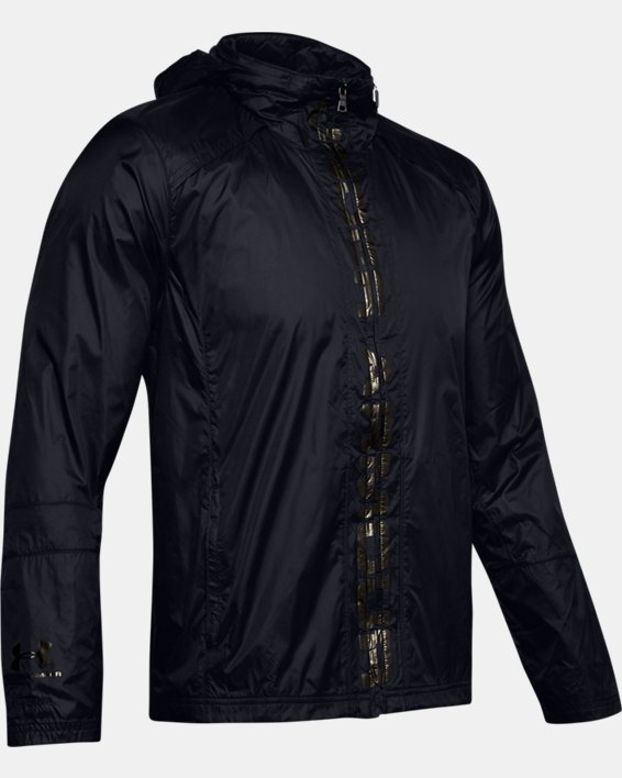 Men's UA Storm Accelerate Pro Shell Jacket in Black image number 4